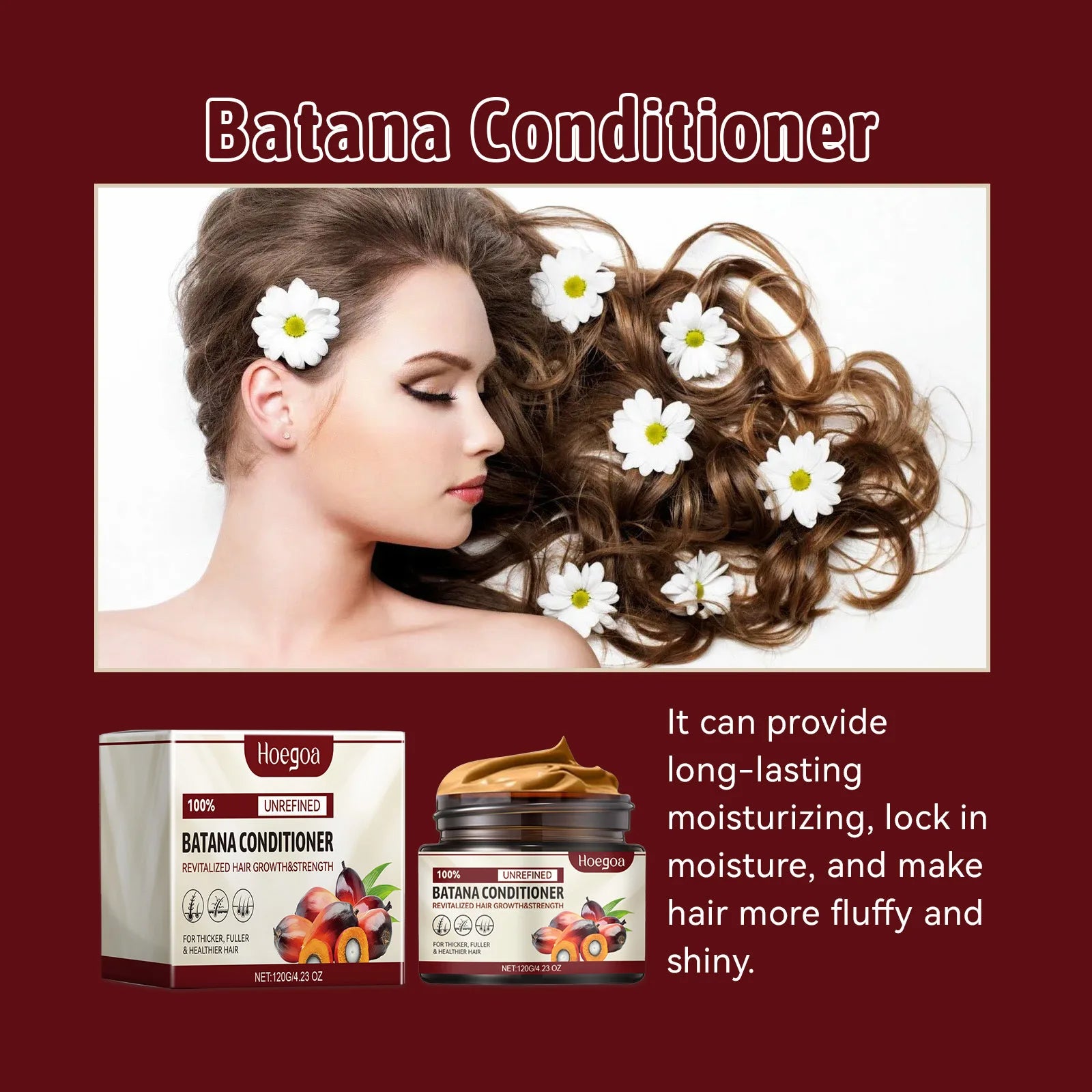 Hoegoa Batana Oil Hair Conditioner – Anti Hair Loss & Repair