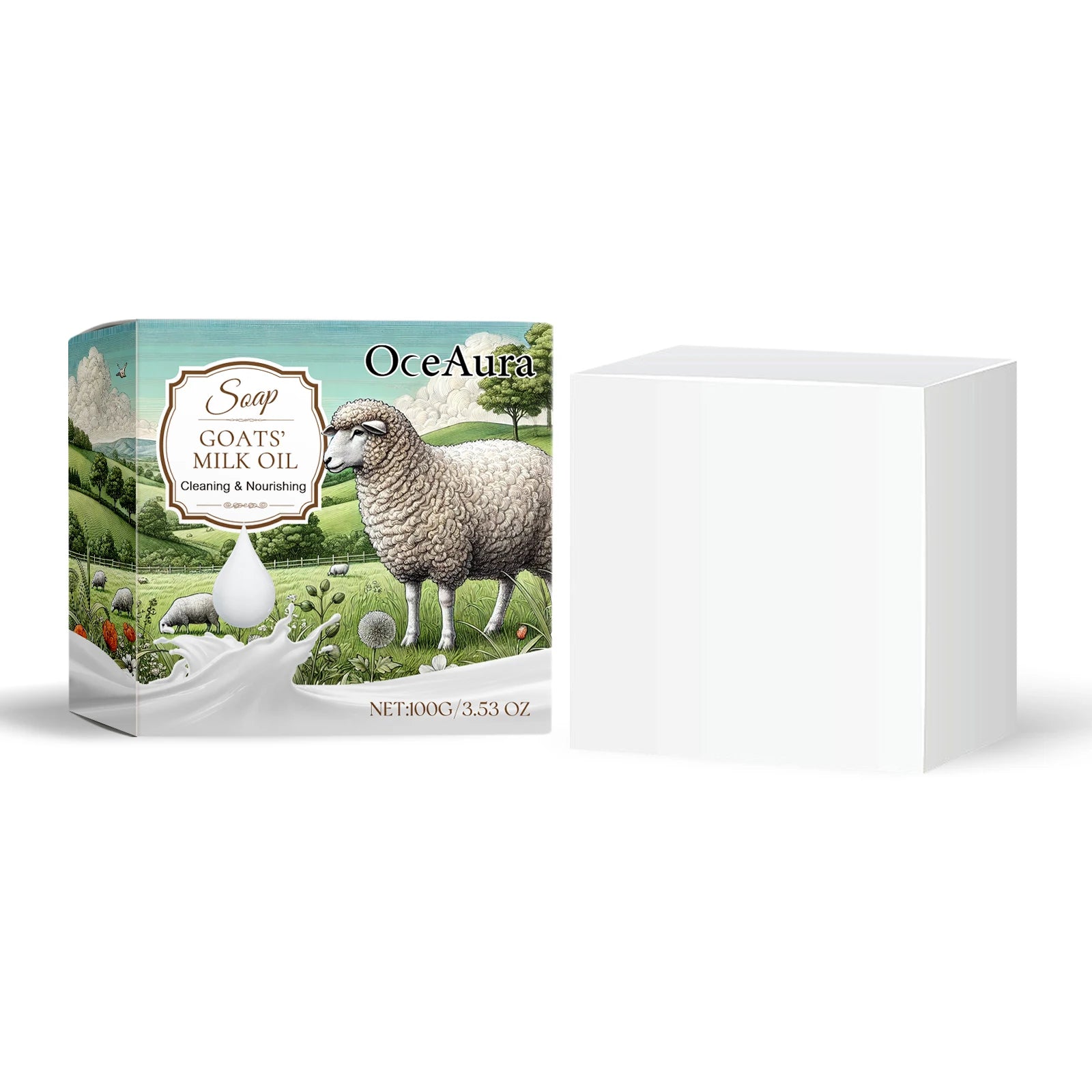 Oceaura Goat Milk Soap – Gentle Moisturizing Body Cleanser