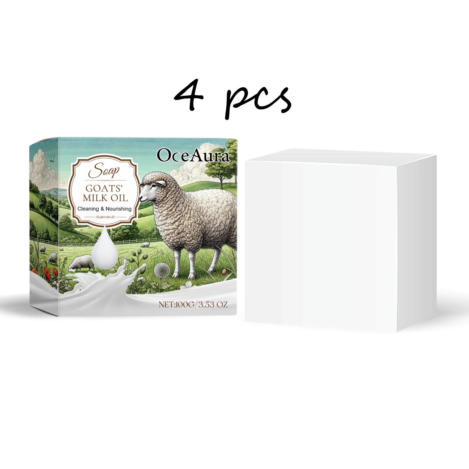 Oceaura Goat Milk Soap – Gentle Moisturizing Body Cleanser