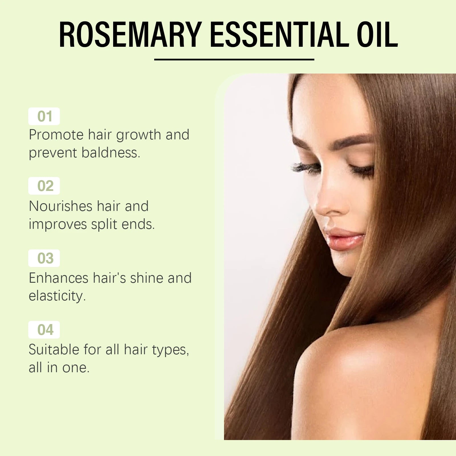 Rosemary Essential Oil – Hair Growth & Shine Enhancer