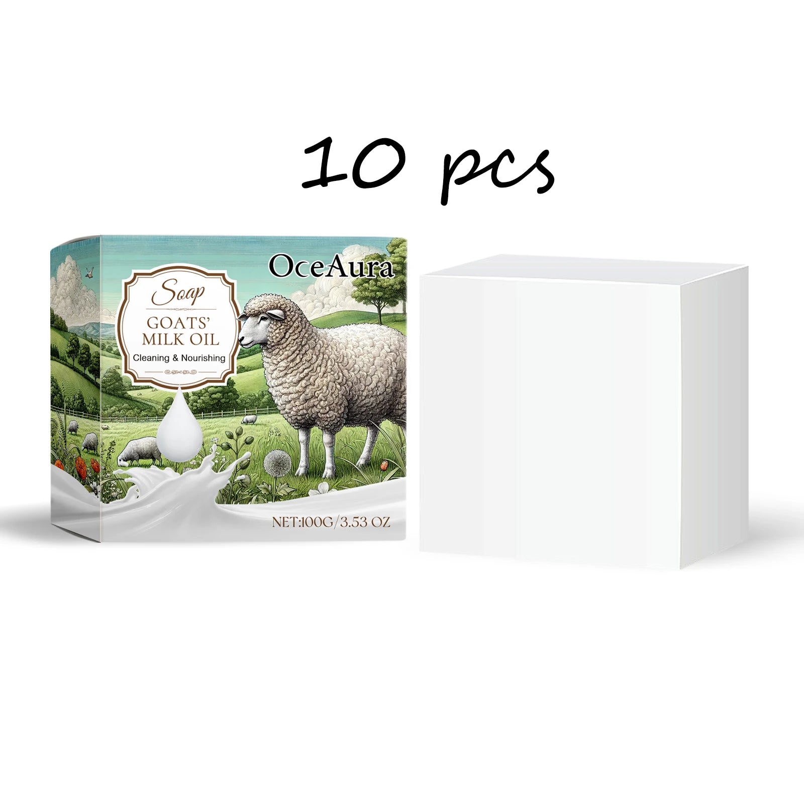 Oceaura Goat Milk Soap – Gentle Moisturizing Body Cleanser
