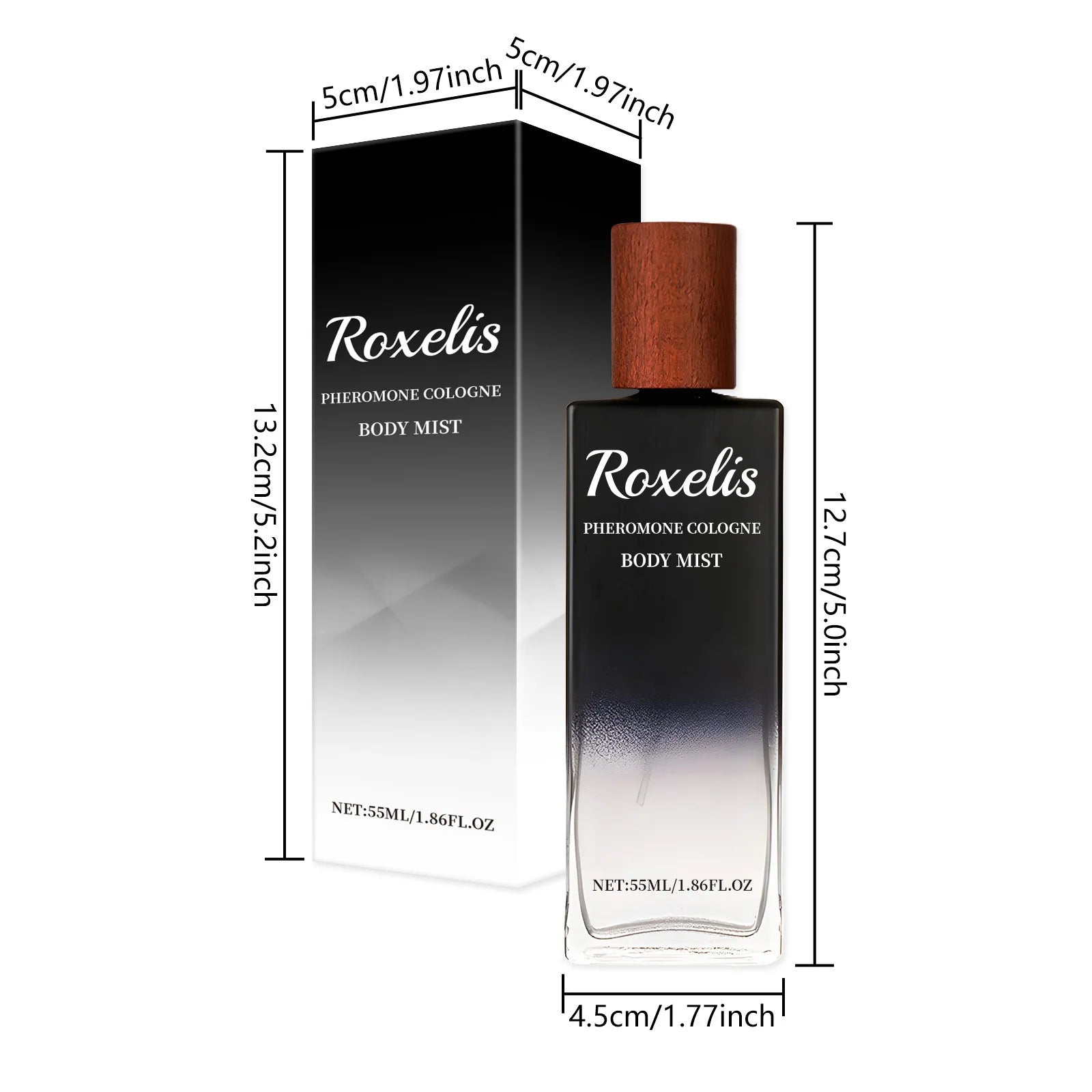 Roxelis 55ml Cologne – Light Pheromone Perfume for Men