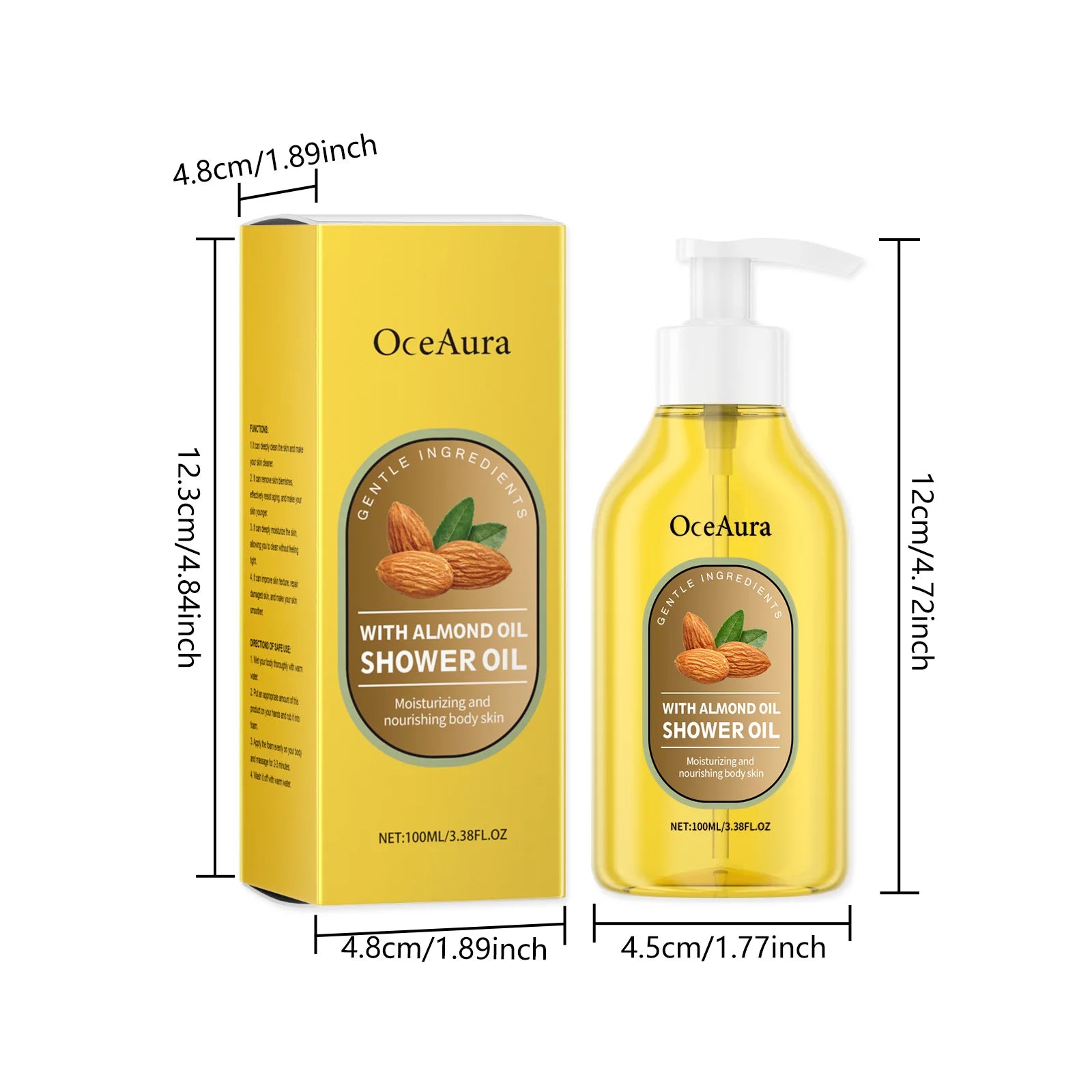 Oceaura Coconut Body Wash – Moisturizing & Skin Strengthening