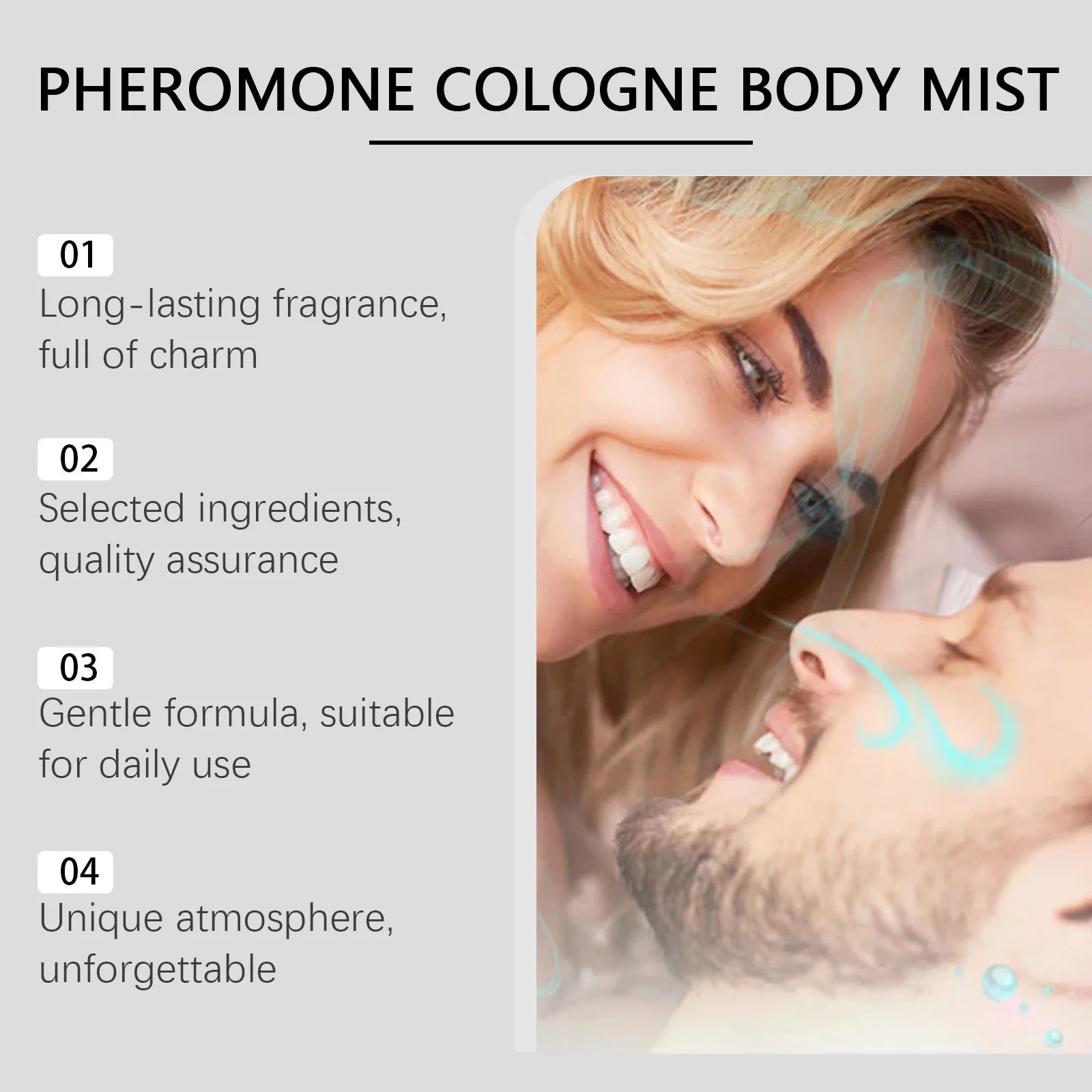 Roxelis 55ml Cologne – Light Pheromone Perfume for Men