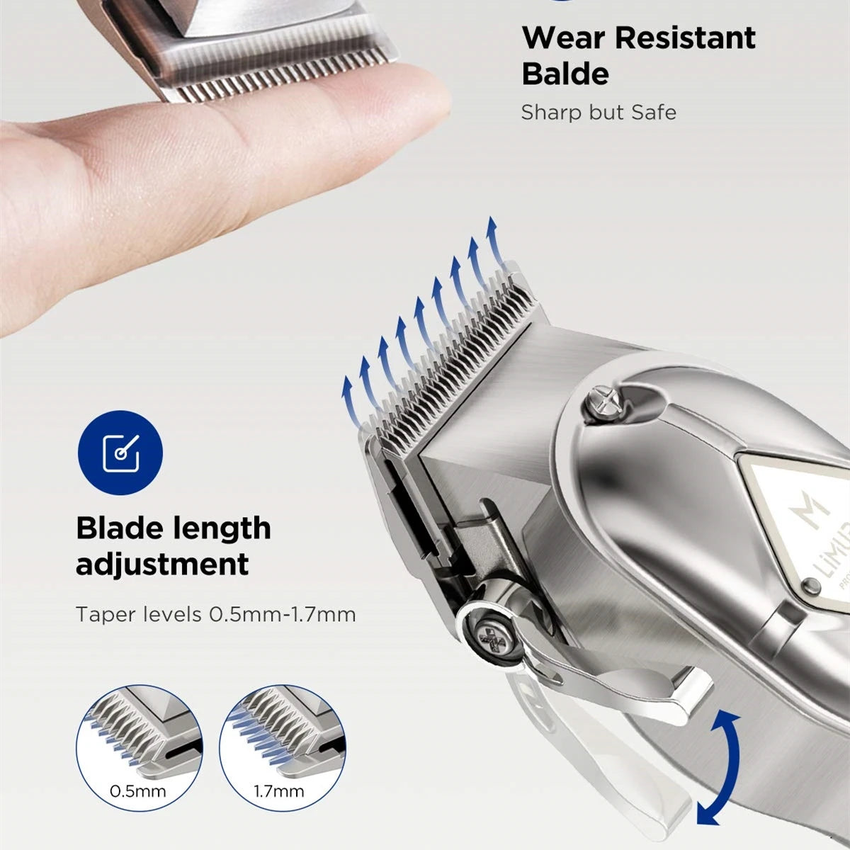 Limural Professional Cordless Hair Clippers & Beard Trimmer