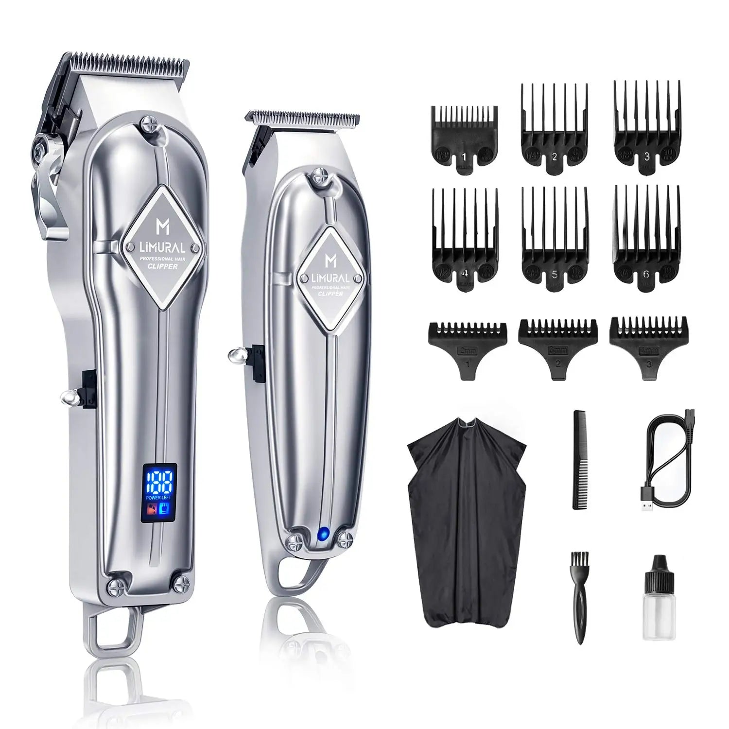 Limural Cordless Hair Clipper & Beard Trimmer Kit – 2024