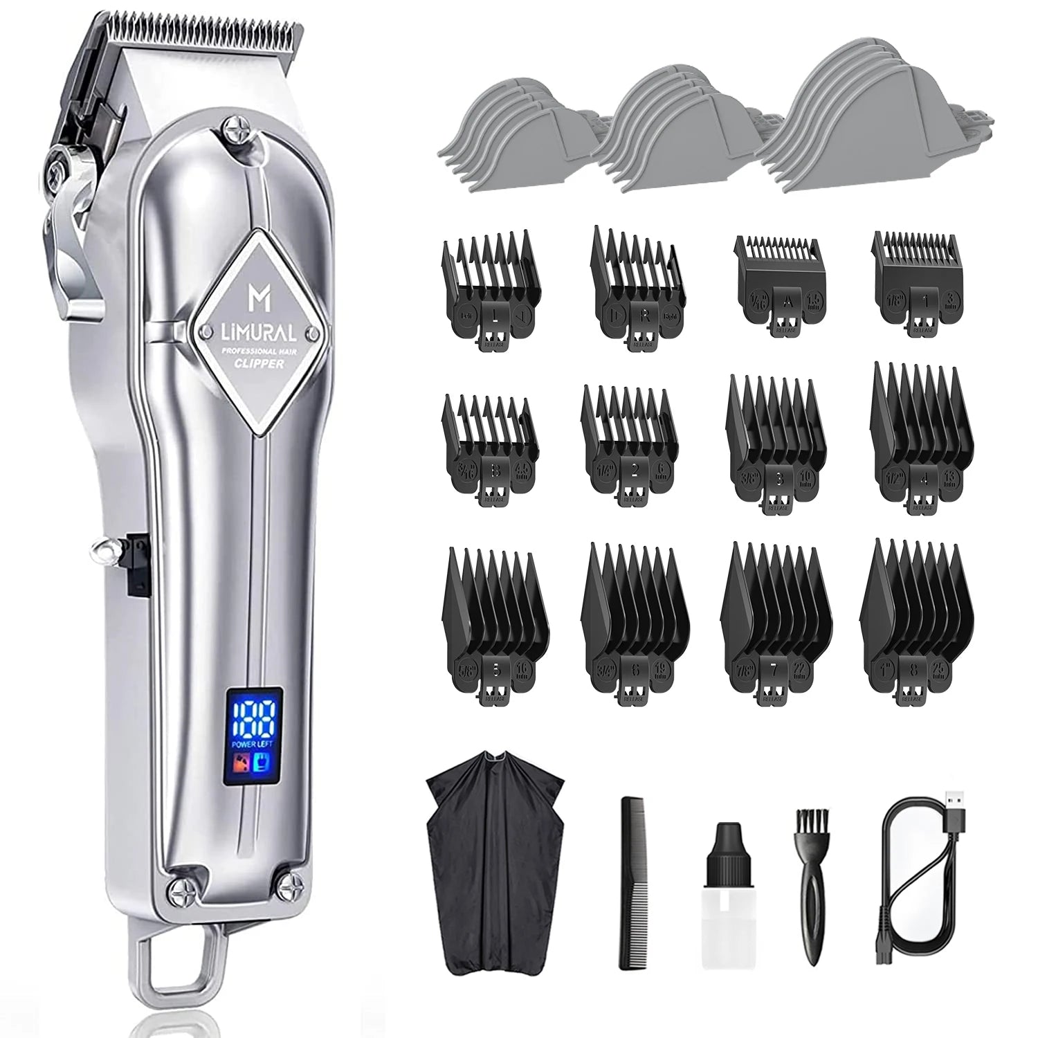 Limural Professional Cordless Hair Clippers & Beard Trimmer