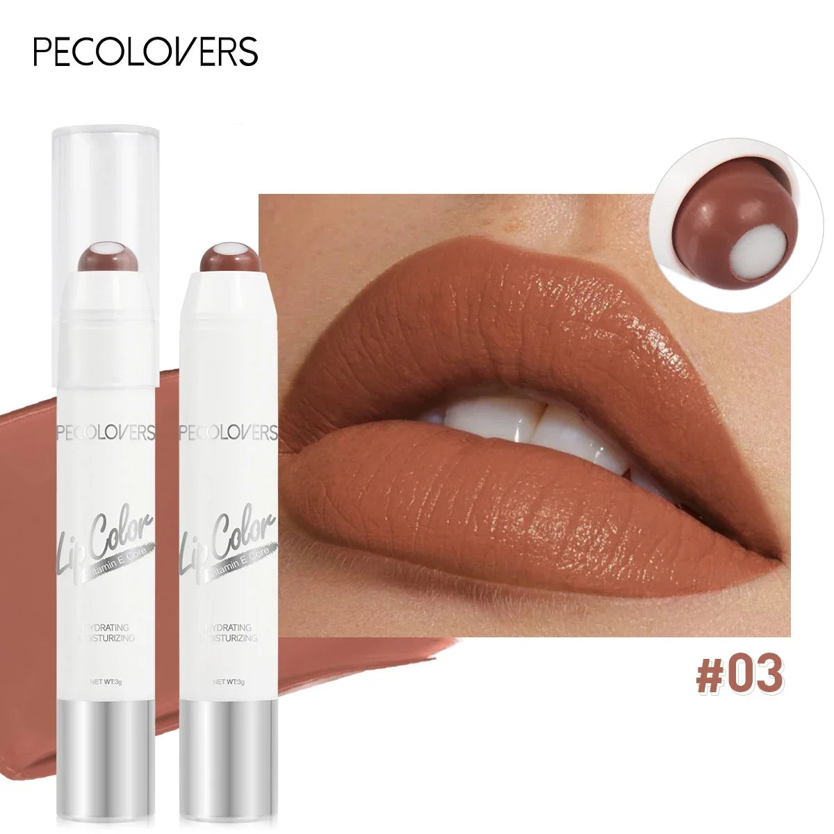 2-in-1 Matte Nude & Red Lipstick