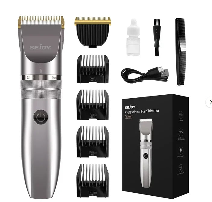 Sejoy Cordless Hair Clippers & Beard Trimmer for Men