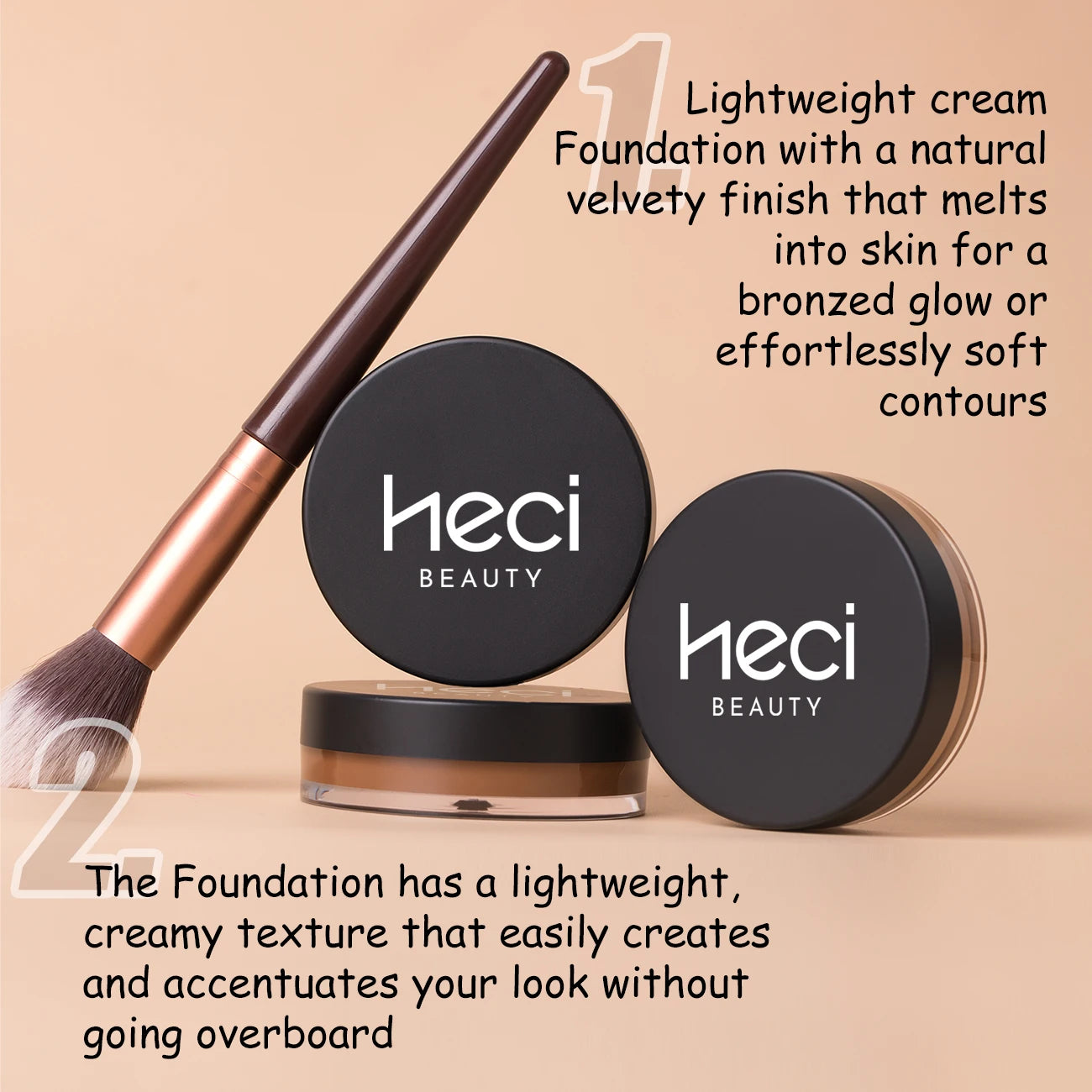 Waterproof Matte Full Coverage Foundation – Velvet Finish