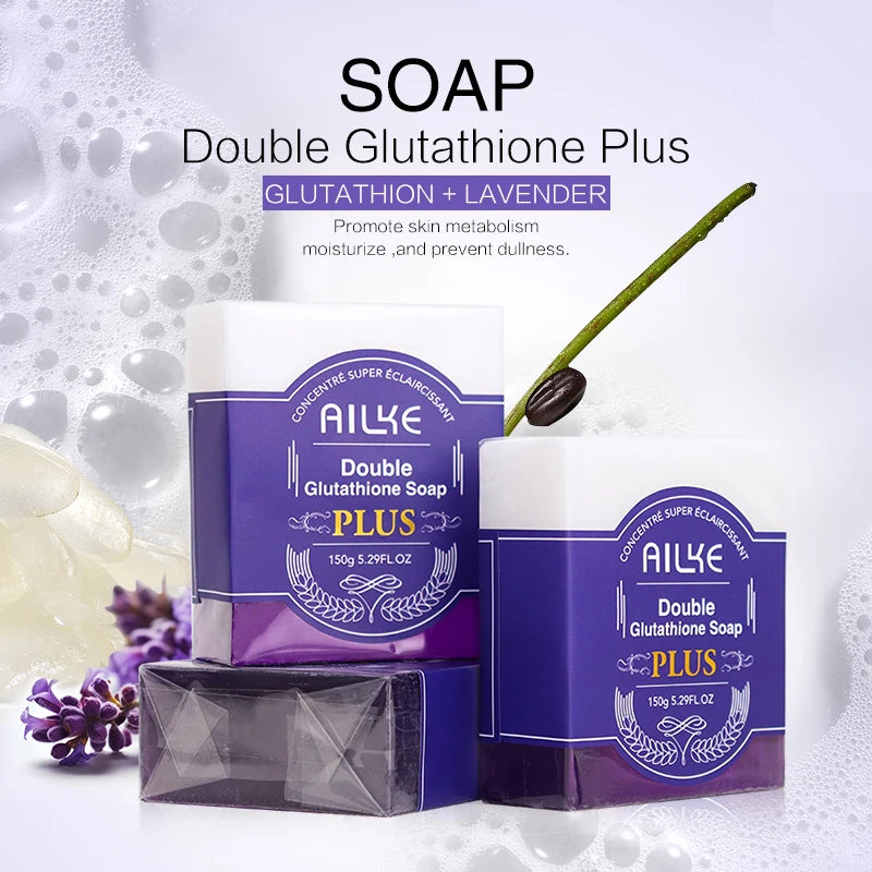 AILKE Lightening Soap Bar with Glutathione & Lavender