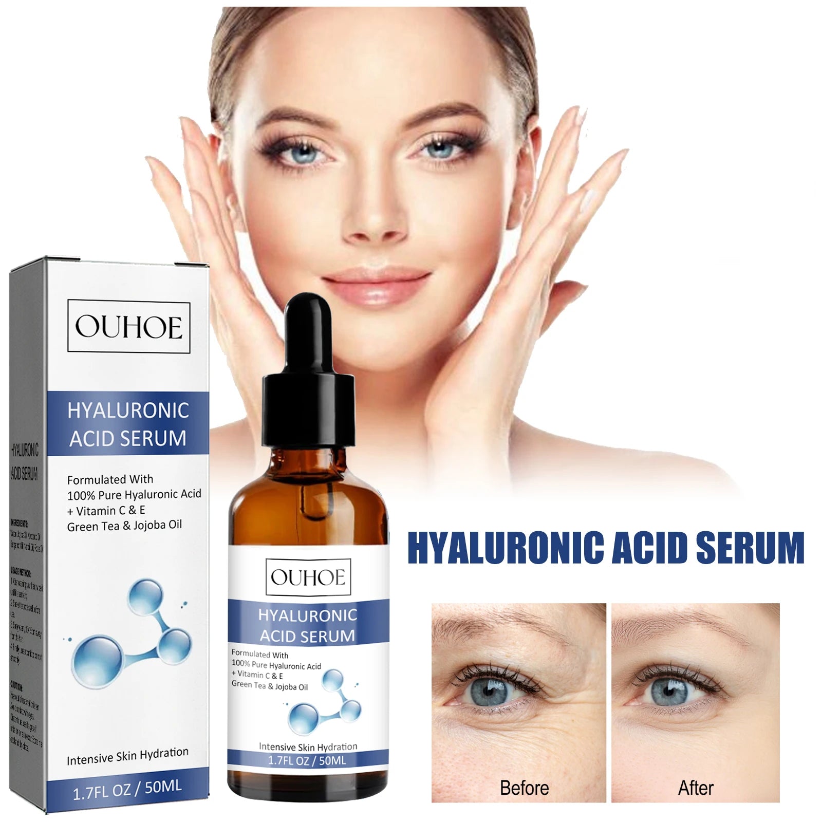 Ouhoe Hyaluronic Acid Anti-Aging Face Serum