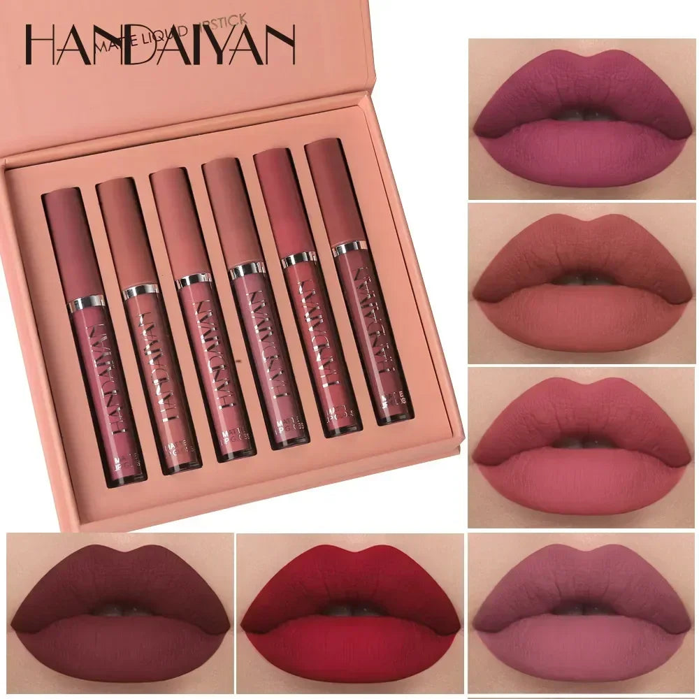 HANDAIYAN 6-Piece Matte Lipstick Set