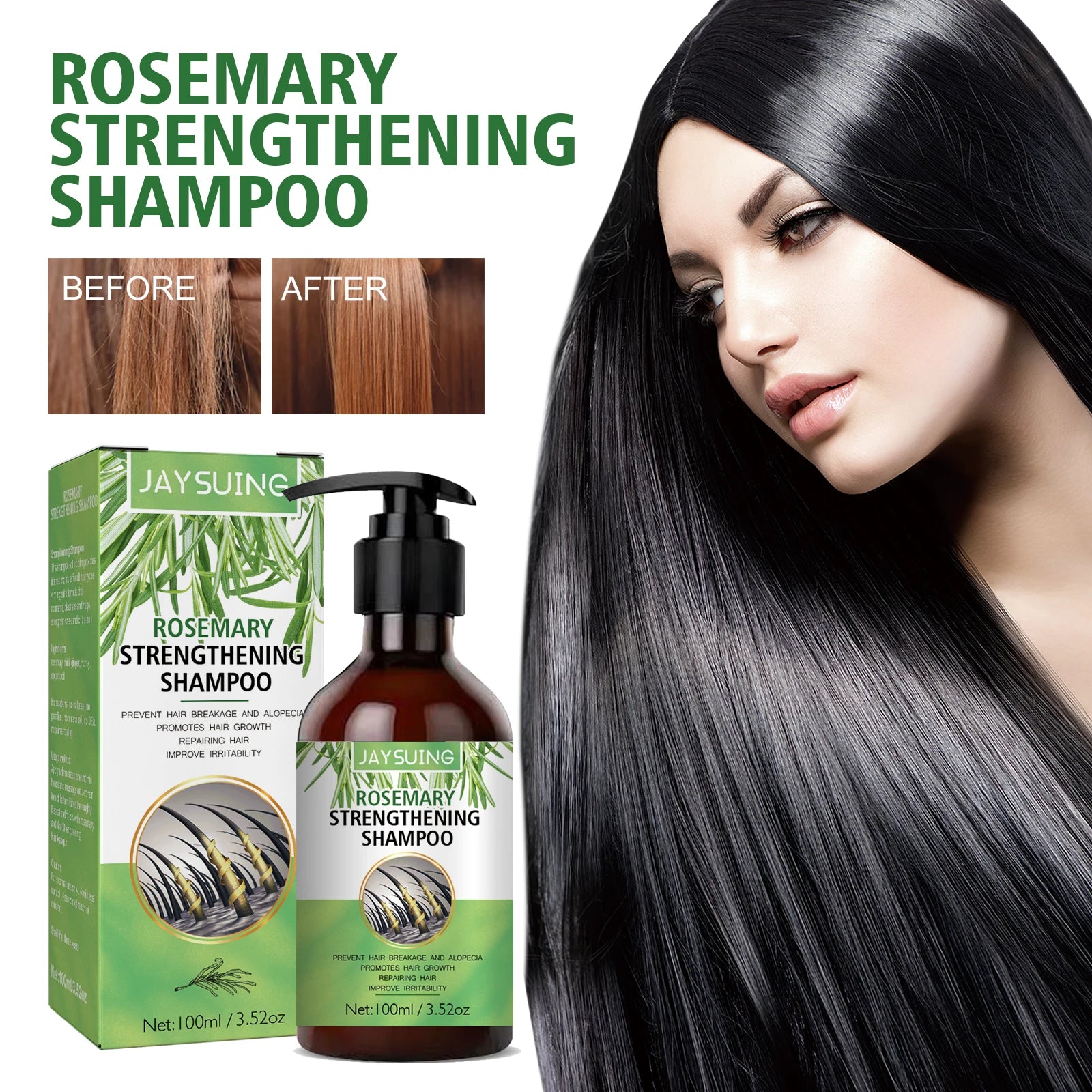 Rosemary Anti-Hair Loss Strengthening Shampoo