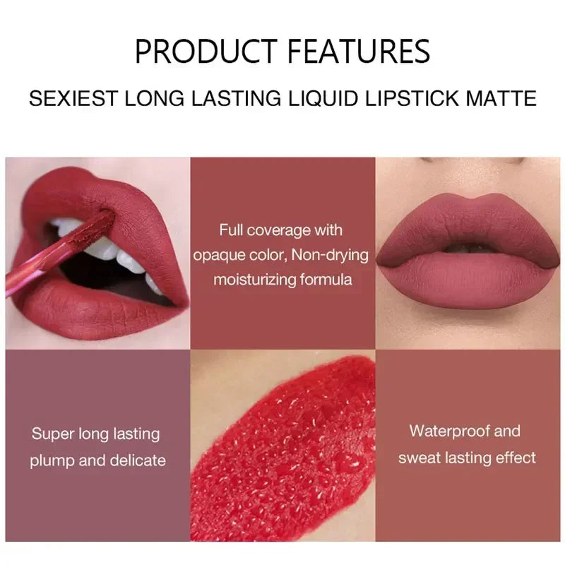 HANDAIYAN 6-Piece Matte Lipstick Set