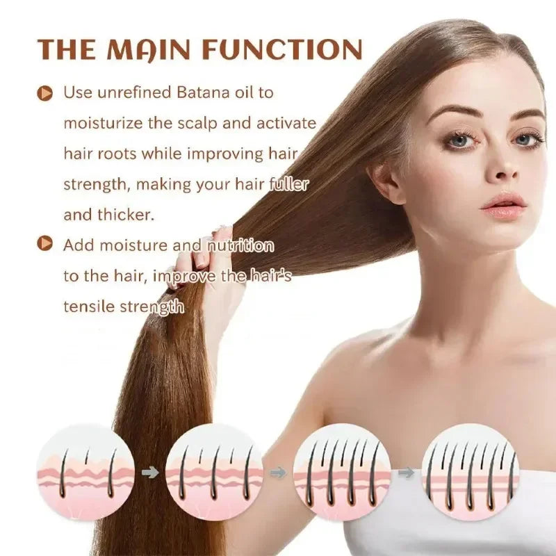 Batana Oil Hair Mask – Moisturizing & Frizz Control (2/4pcs)