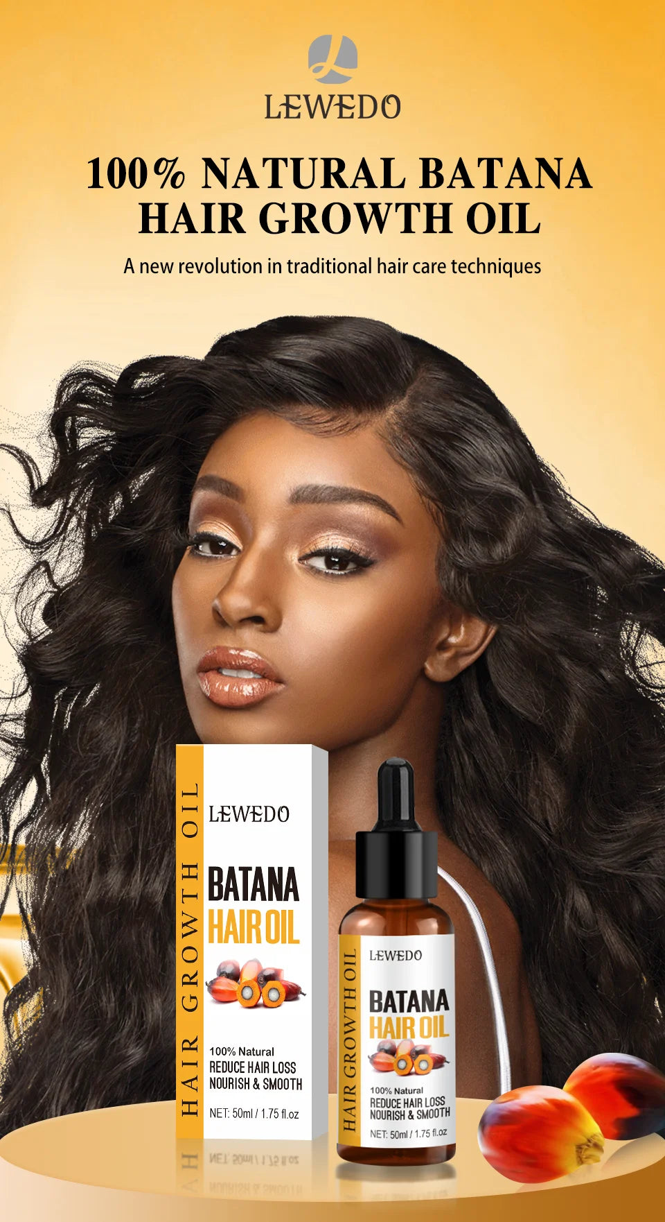 Lewedo Batana Hair Oil