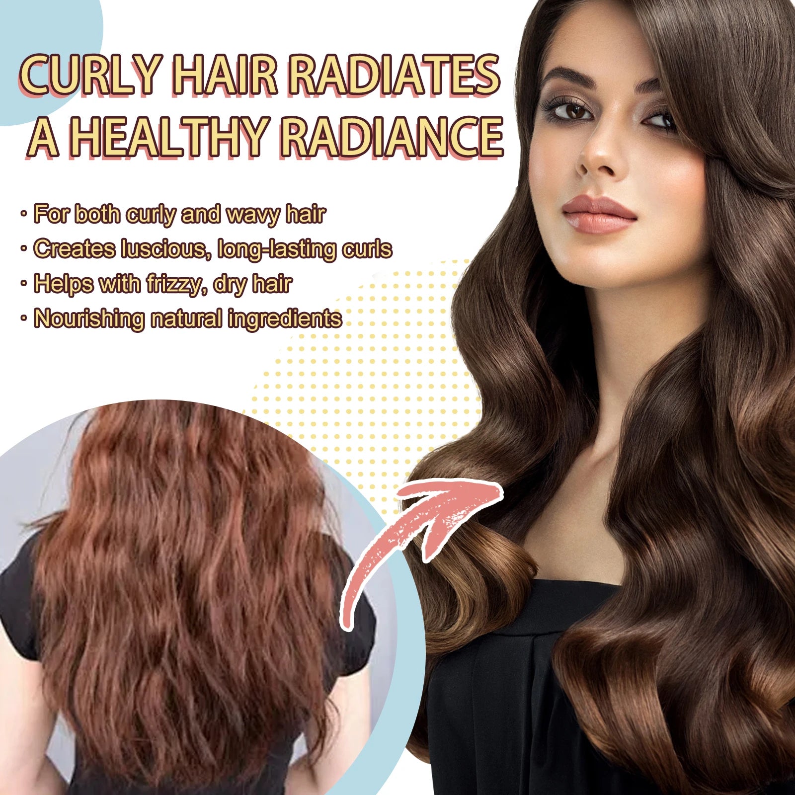 Hoegoa Coconut Curl Care Set – Moisturizing & Shaping