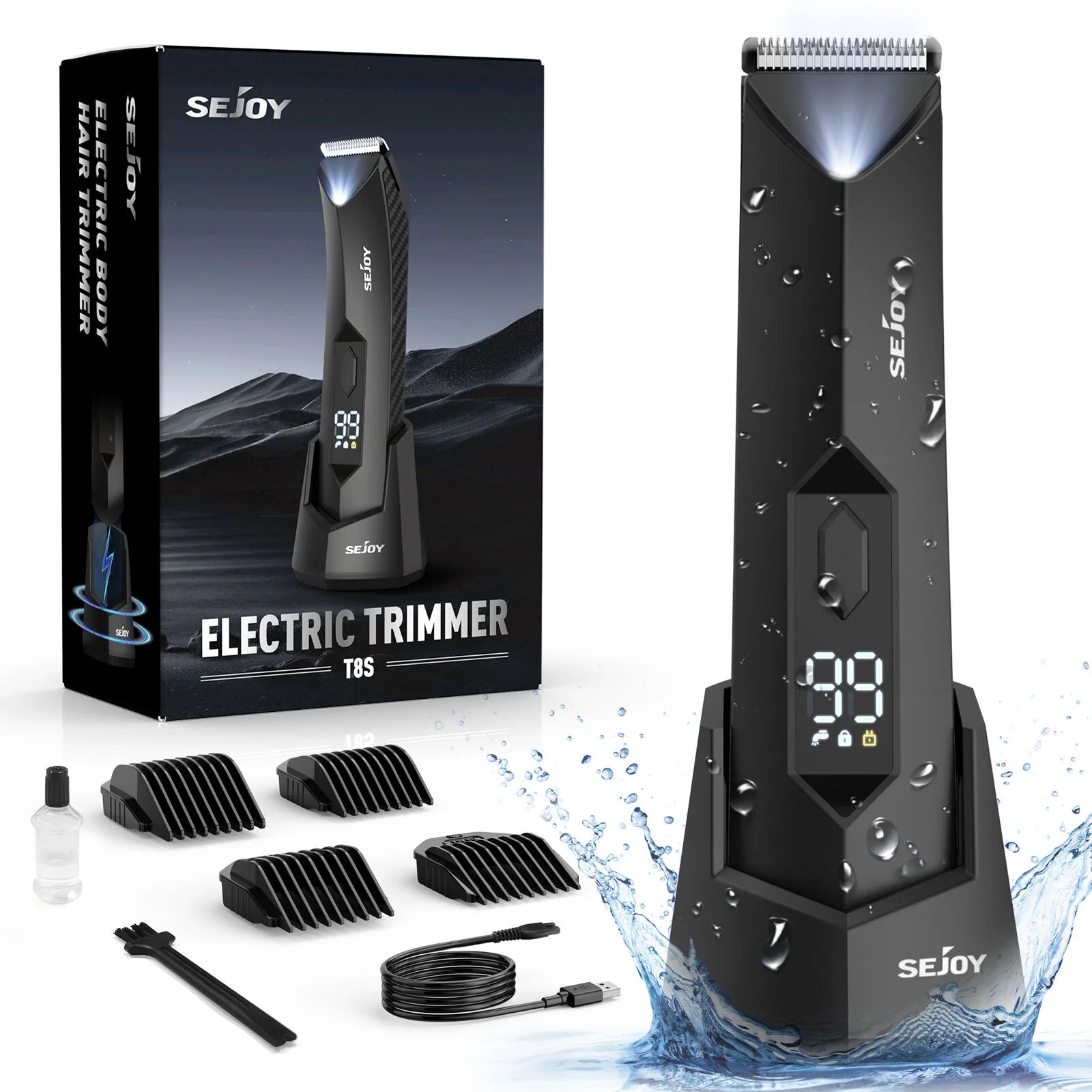 SEJOY Men's Grooming Kit – Hair, Beard, Nose & Ear Trimmer