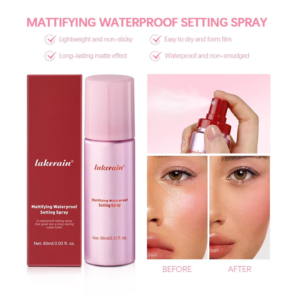 Matte Setting Spray - Long-Lasting Makeup Fixer