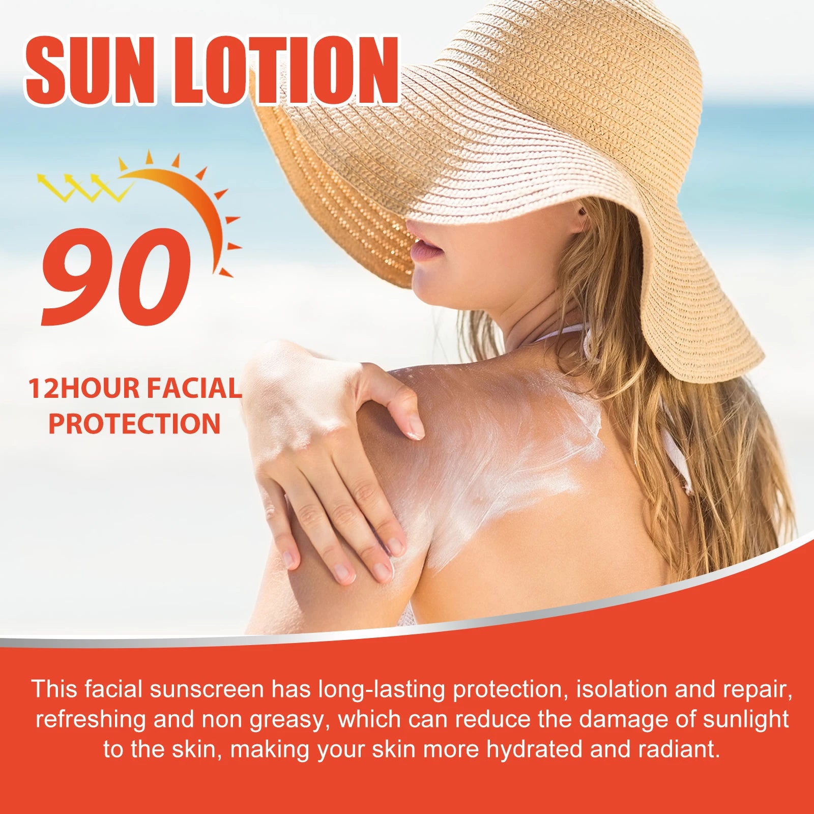 OUHOE Sun Lotion – 12H Long-Lasting UV Protection
