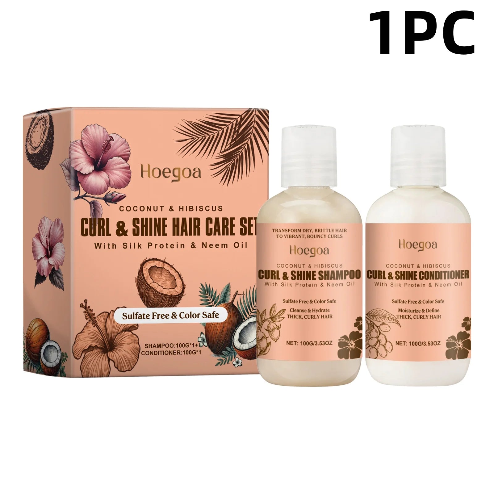 Hoegoa Coconut Hair Care Set – Hydrating & Volumizing