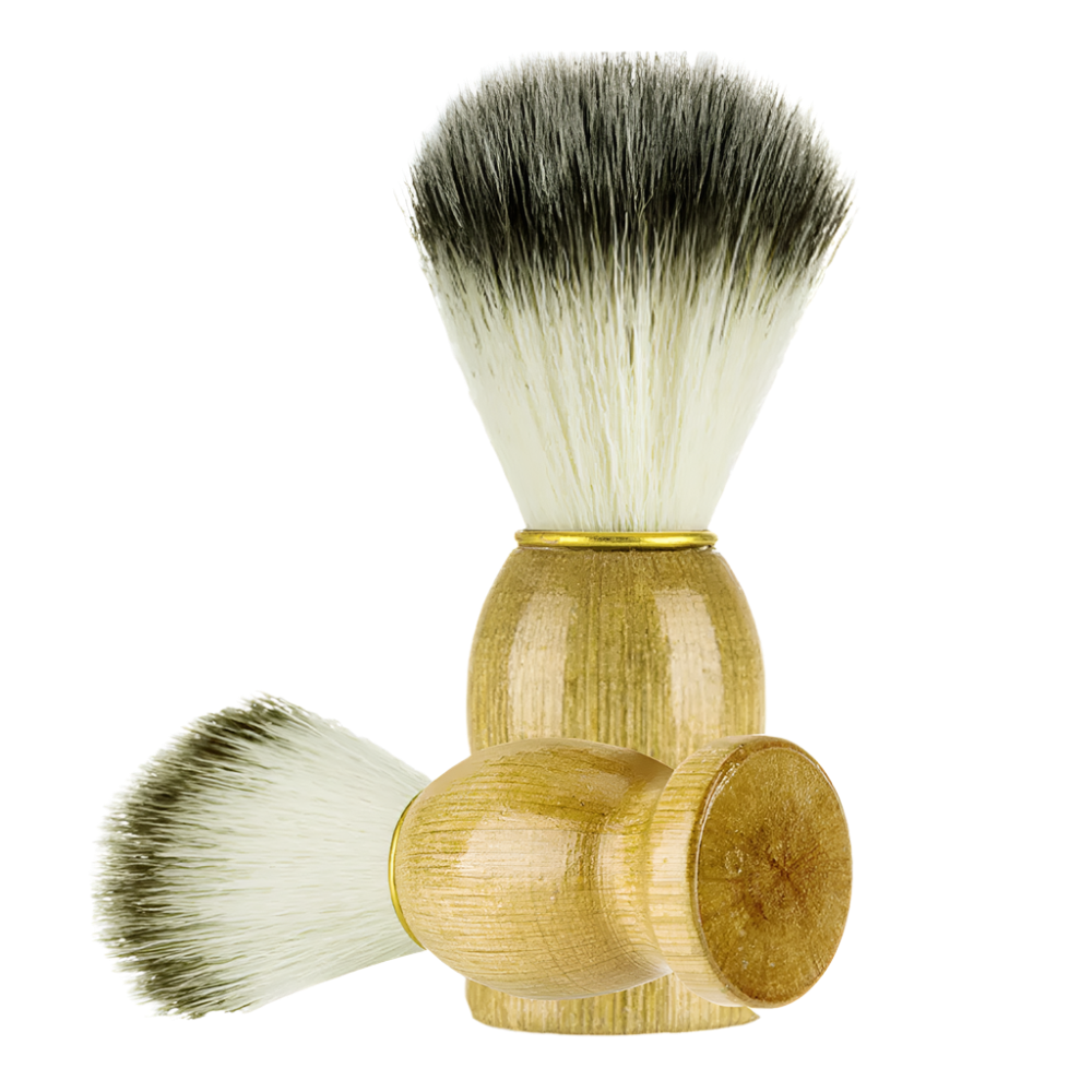 Natural Badger Hair Men's Shaving Brush with Wood Handle