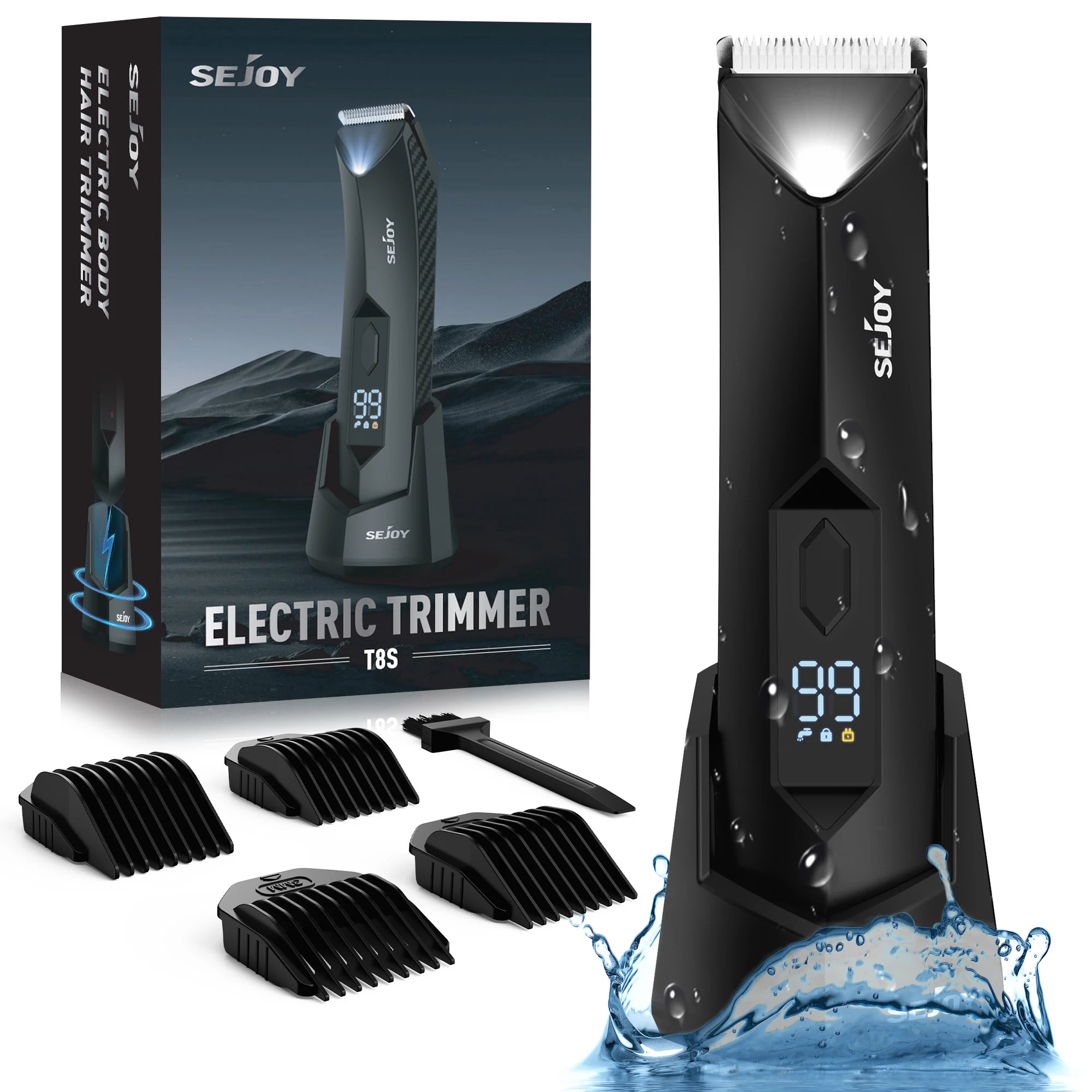 SEJOY Men's Grooming Kit – Hair, Beard, Nose & Ear Trimmer