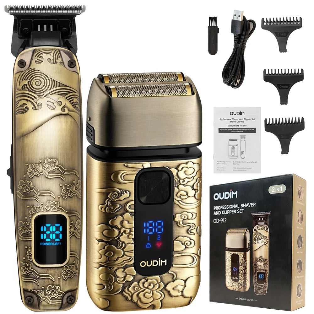 Men’s Foil Shaver & Bald Head Grooming Kit