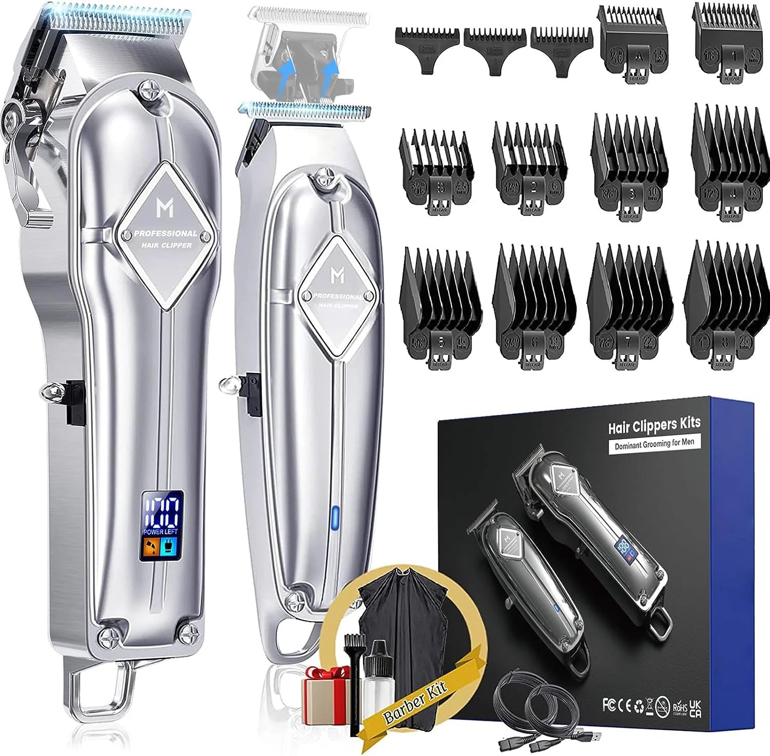 Limural Cordless Hair Clipper & Beard Trimmer Kit – 2024