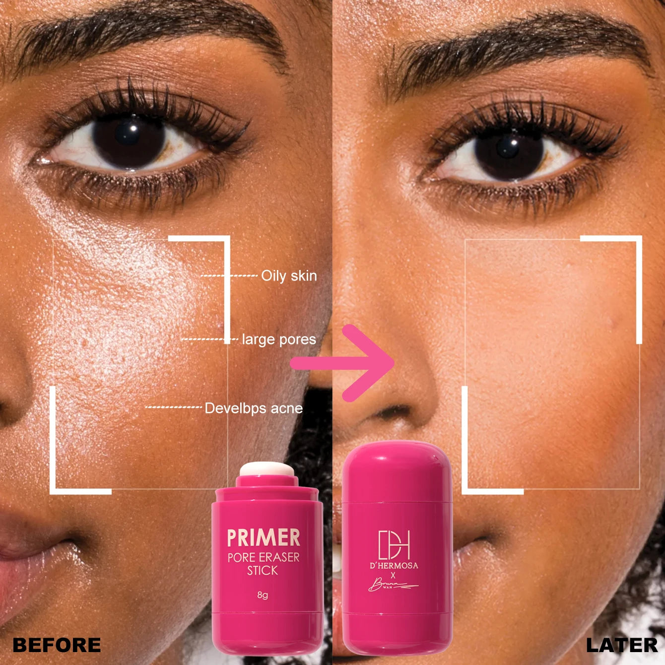 Oil-Control Mattifying Primer Stick – Pore Minimizer