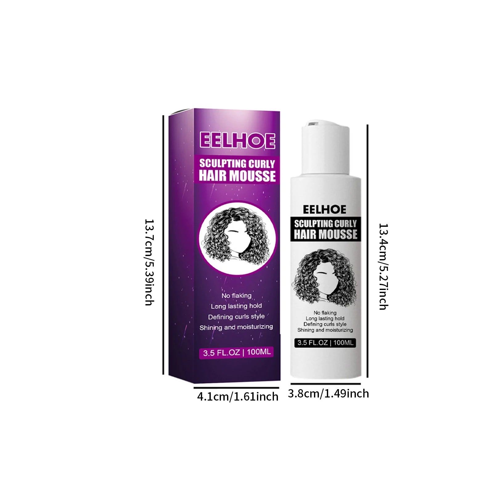 Curl Shaping Elastin Styling Mousse – Moisturize & Define Curls