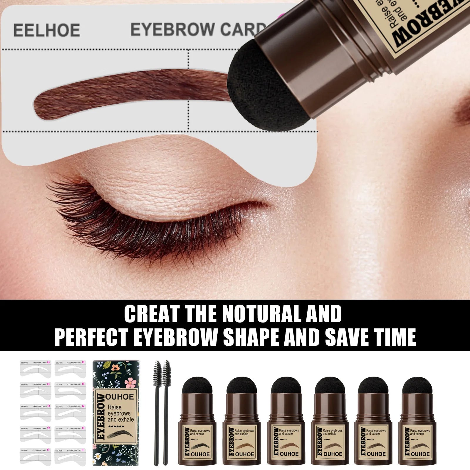 Seal Waterproof Eyebrow Powder Stick – No Shedding