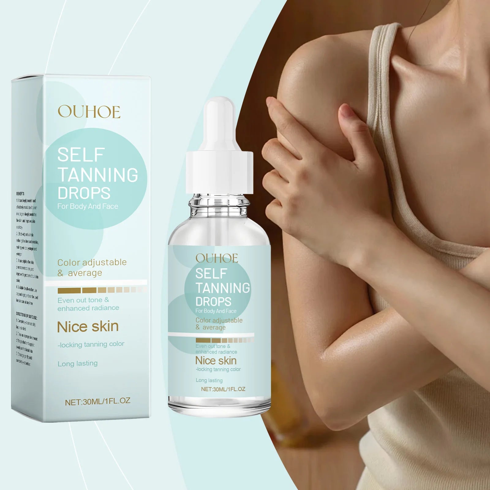 Tanning Drops – Natural Glow Bronzing Serum