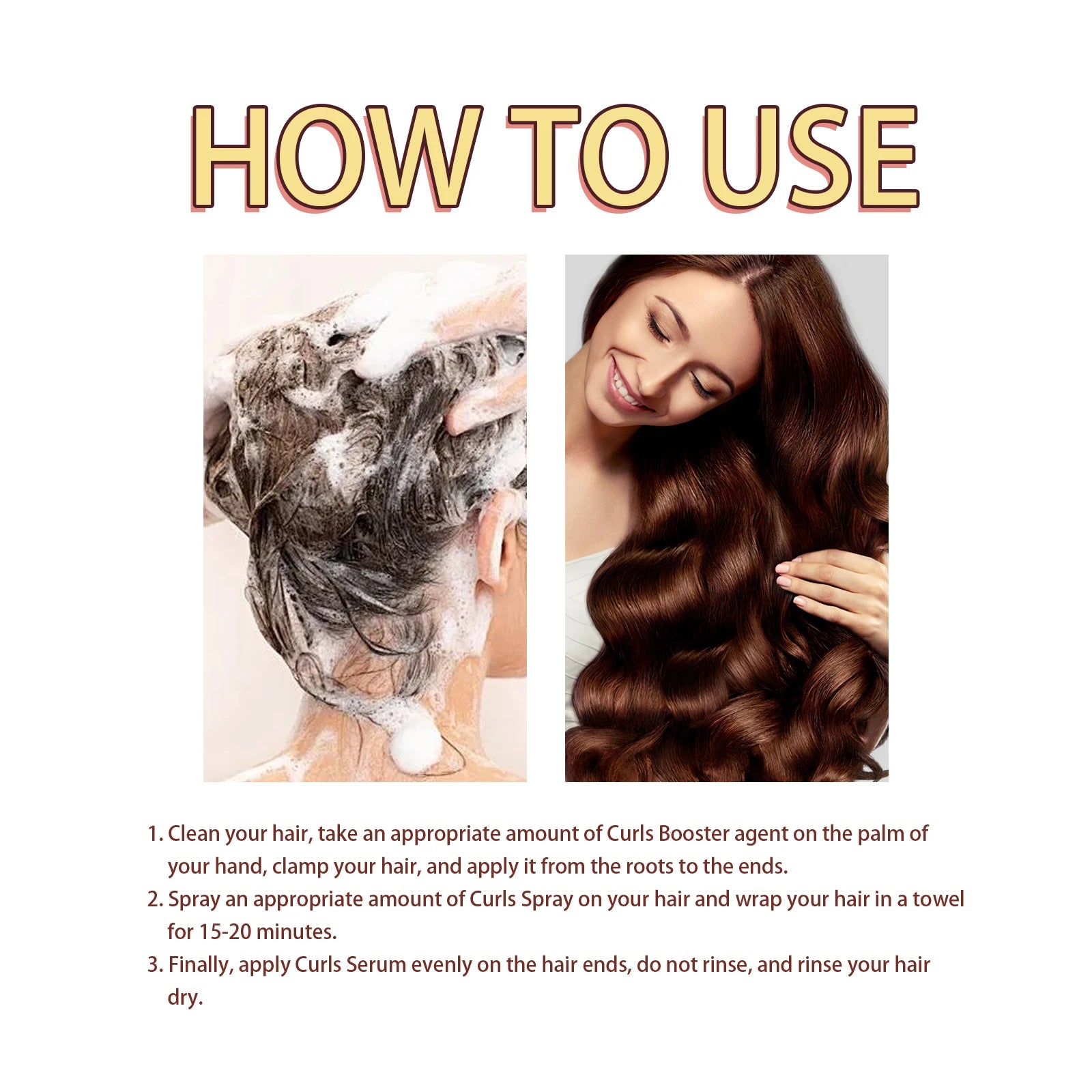 Hoegoa Coconut Curl Care Set – Moisturizing & Shaping