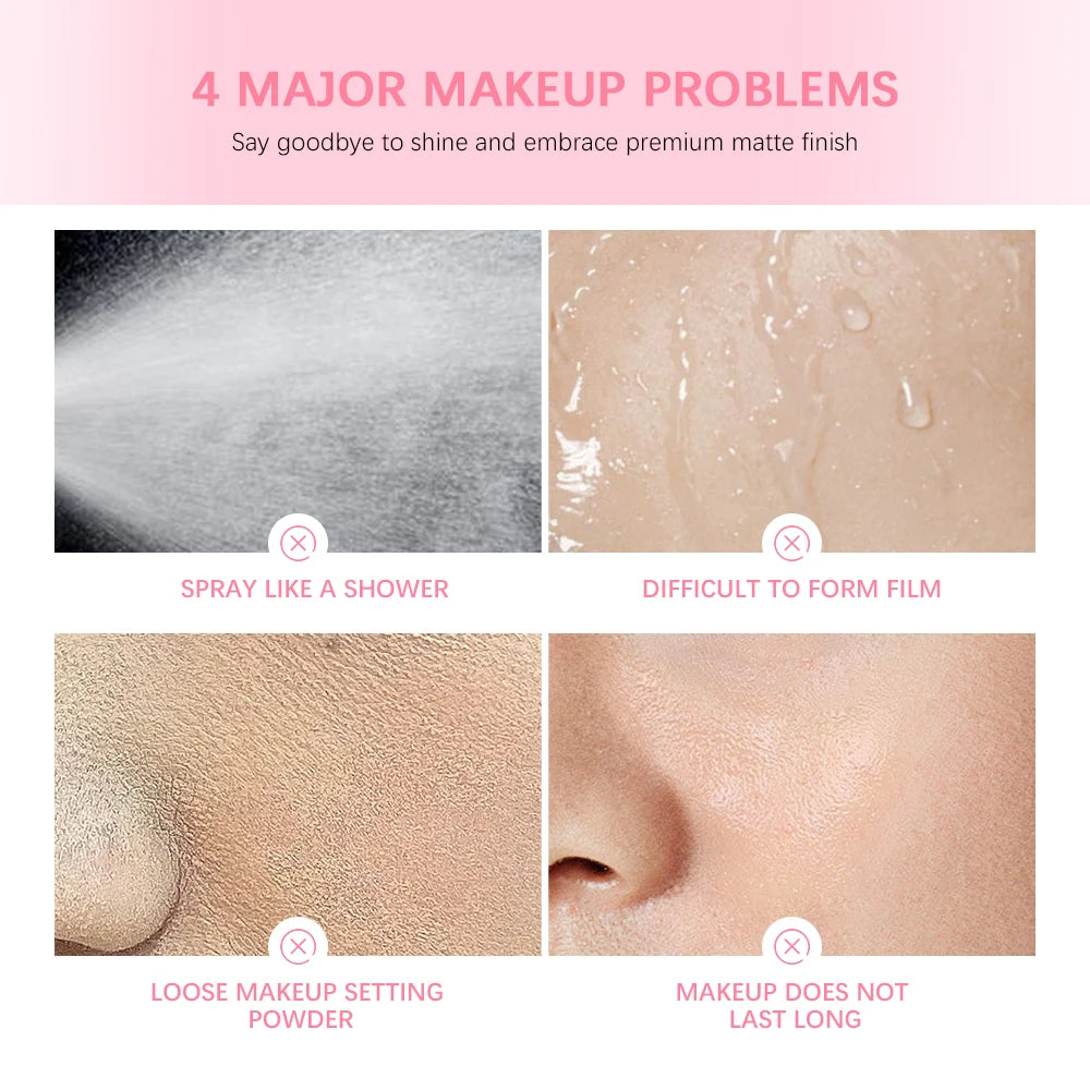 Matte Setting Spray - Long-Lasting Makeup Fixer