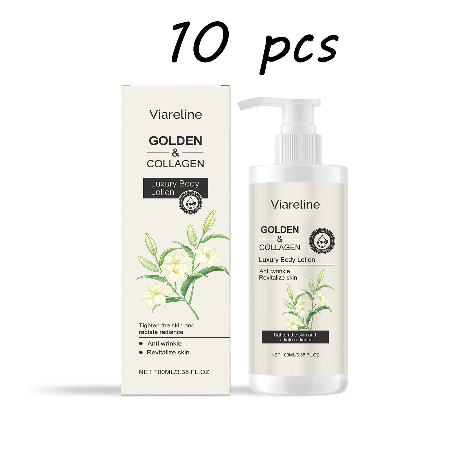 Viareline Collagen Body Lotion – Floral Scent & Anti-Wrinkle