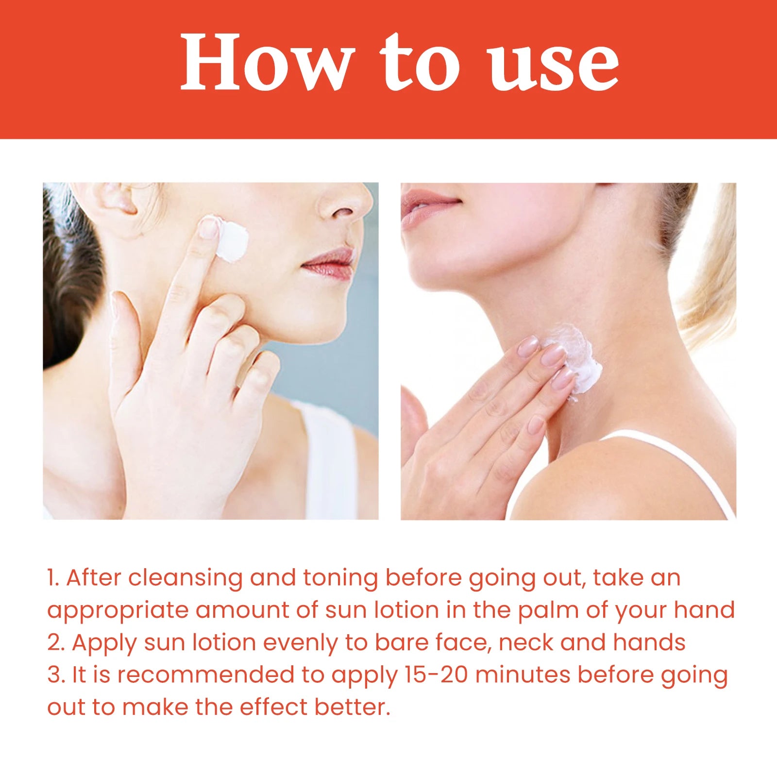 OUHOE Sun Lotion – 12H Long-Lasting UV Protection