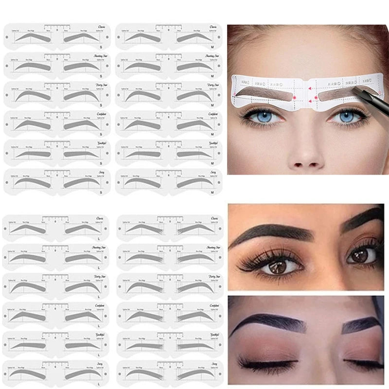 Eyebrow Shaping Stencil Kit