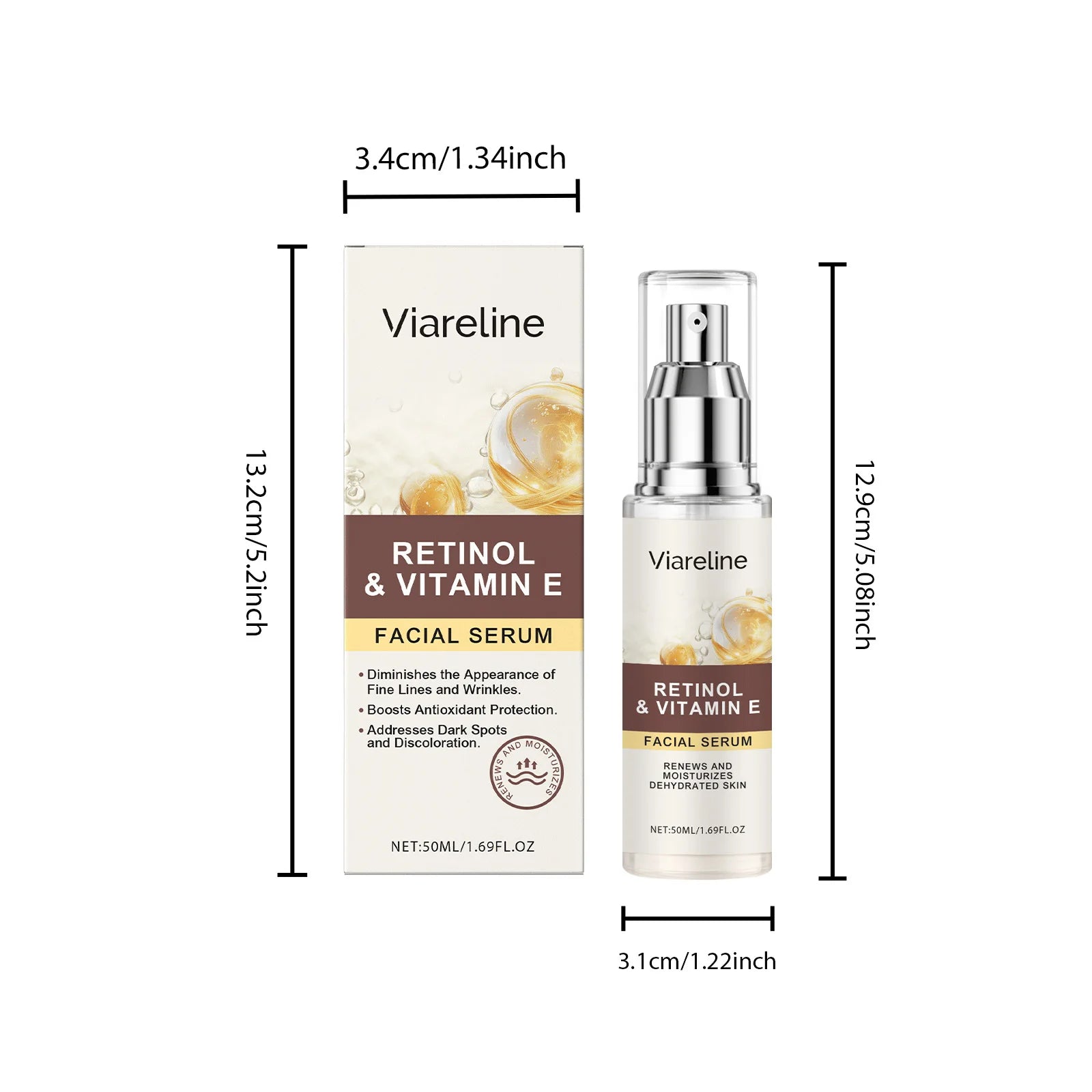 Viareline Retinol Hydrating Facial Serum