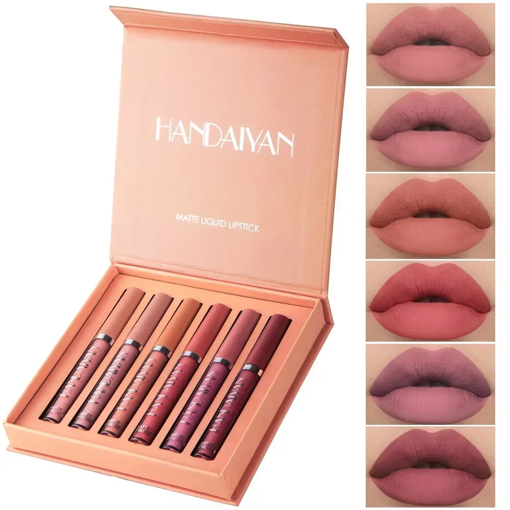 HANDAIYAN 6-Piece Matte Lipstick Set