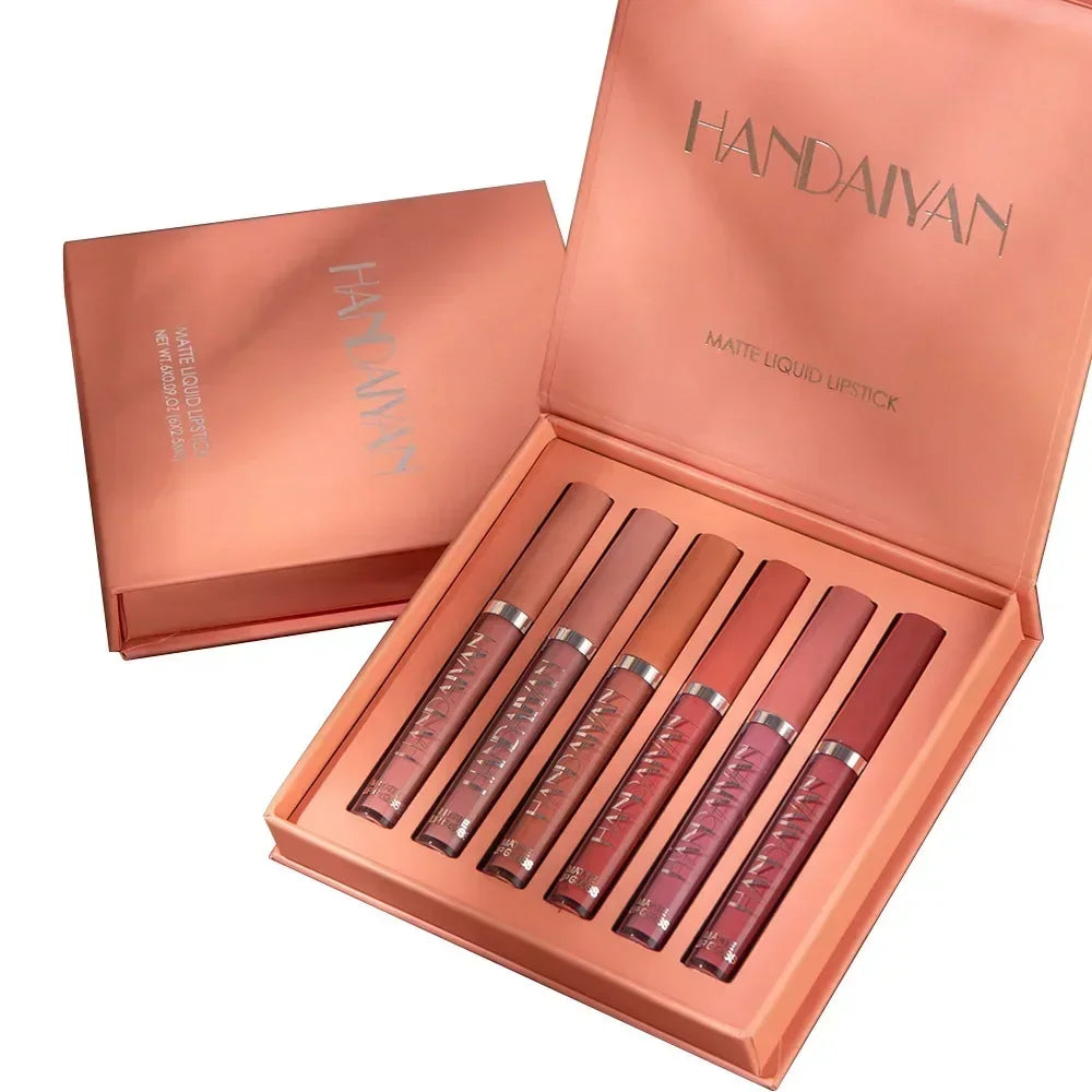 HANDAIYAN 6-Piece Matte Lipstick Set