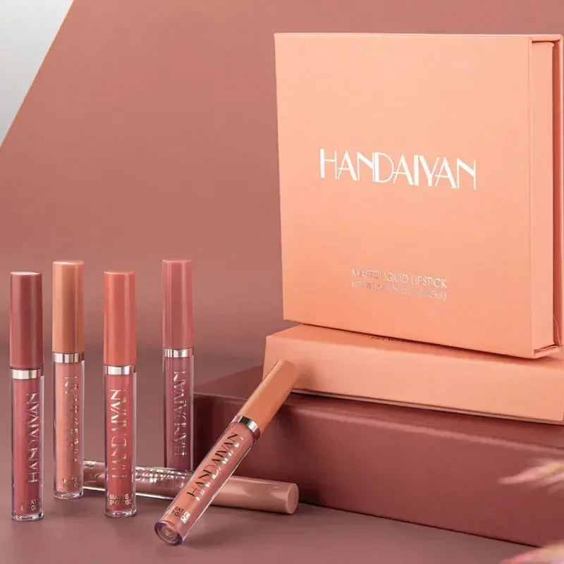 HANDAIYAN 6-Piece Matte Lipstick Set