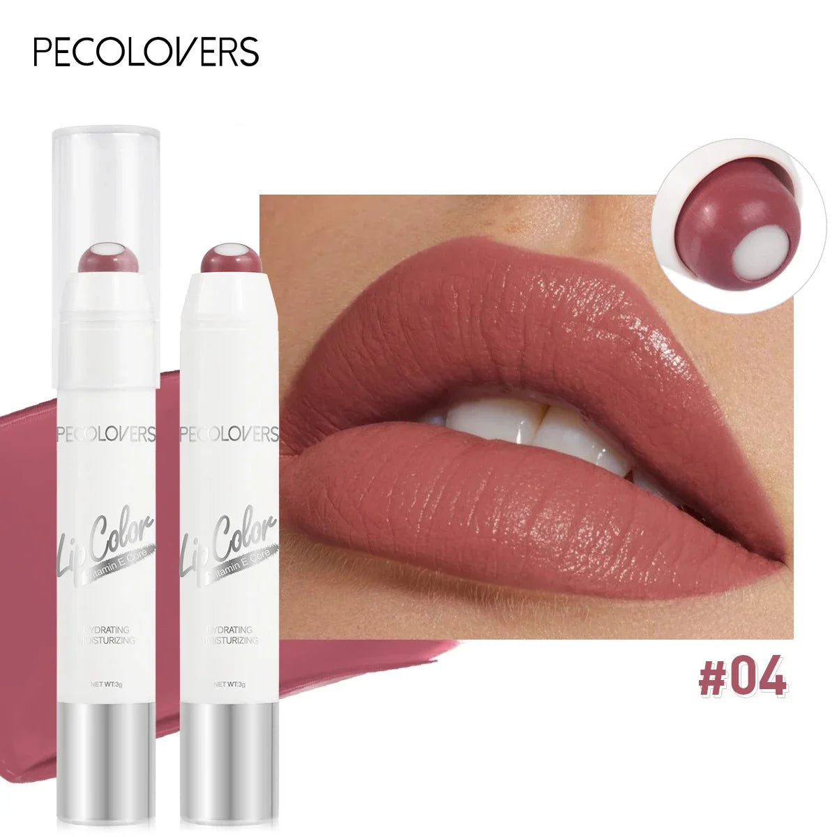 2-in-1 Matte Nude & Red Lipstick