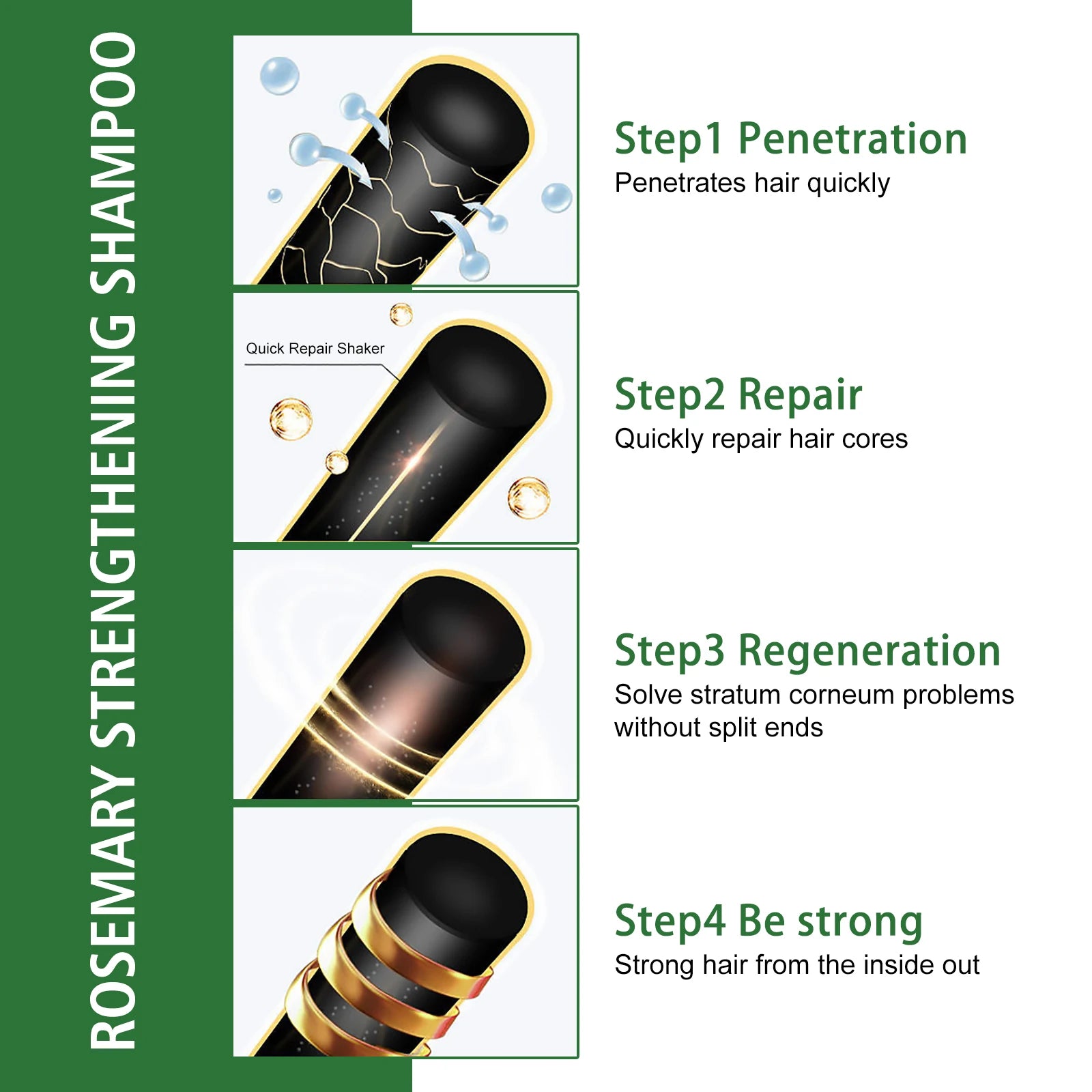 Rosemary Anti-Hair Loss Strengthening Shampoo