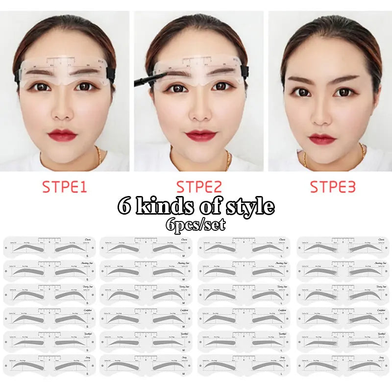 Eyebrow Shaping Stencil Kit