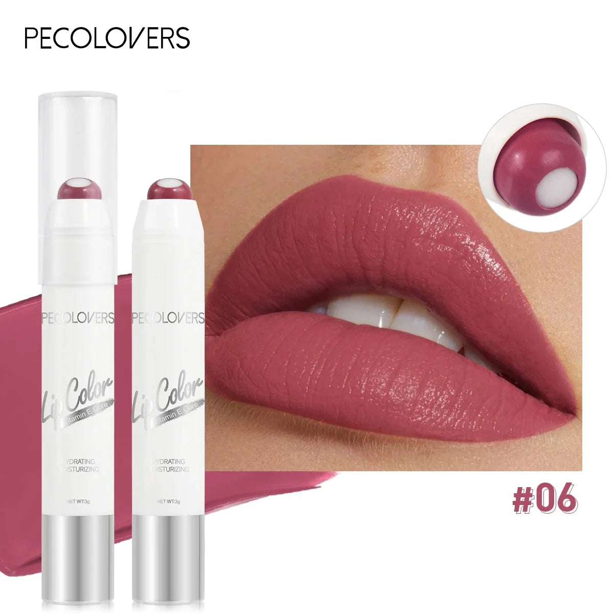 2-in-1 Matte Nude & Red Lipstick
