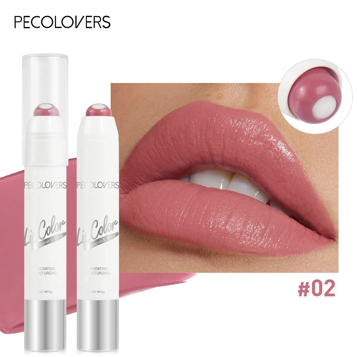 2-in-1 Matte Nude & Red Lipstick
